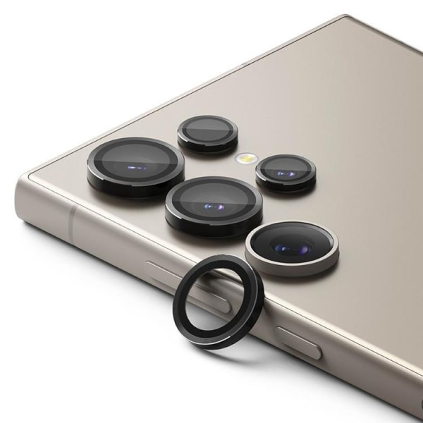 Ringke Galaxy S24 Ultra Kamera Lens Protector Hærdet Glas - Sort
