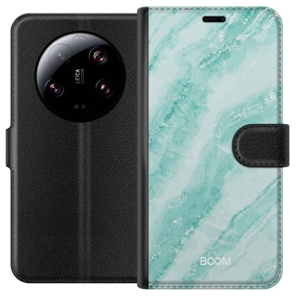 Plånboksfodral till Xiaomi 13 Ultra med Mint Marble