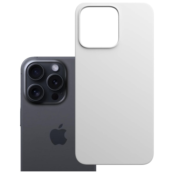 3MK Mobilskal till iPhone 16 Pro Max MagSafe Silikon Hardy - Vit