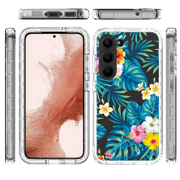 Galaxy S23 Plus Skal Pattern Printing - Plantain Leaf