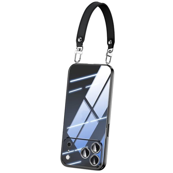 SULADA Mobilskal till iPhone 17 Pro Ultra Clear Electroplating - Svart Svart