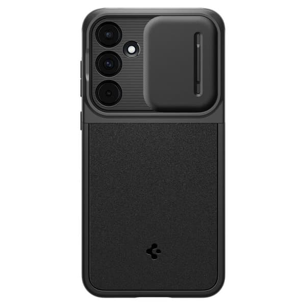 Spigen Galaxy A55 5G -puhelinkotelo Optik Armor - Musta Svart