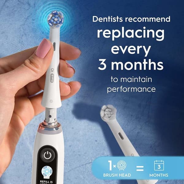 Oral B Borsthuvud iO Ultimate Clean 3st - Vit Vit