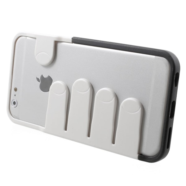 Bumper skal till Apple iPhone 6 / 6S  - Vit Fingrar Vit