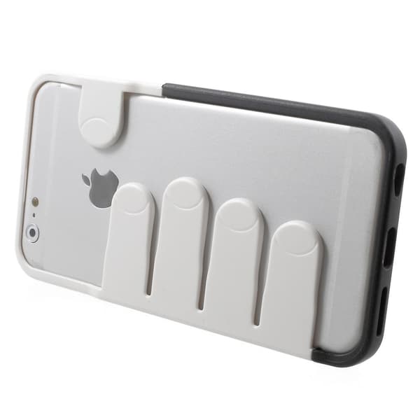 Kofangeretui til Apple iPhone 6/6S - Hvide Fingre White
