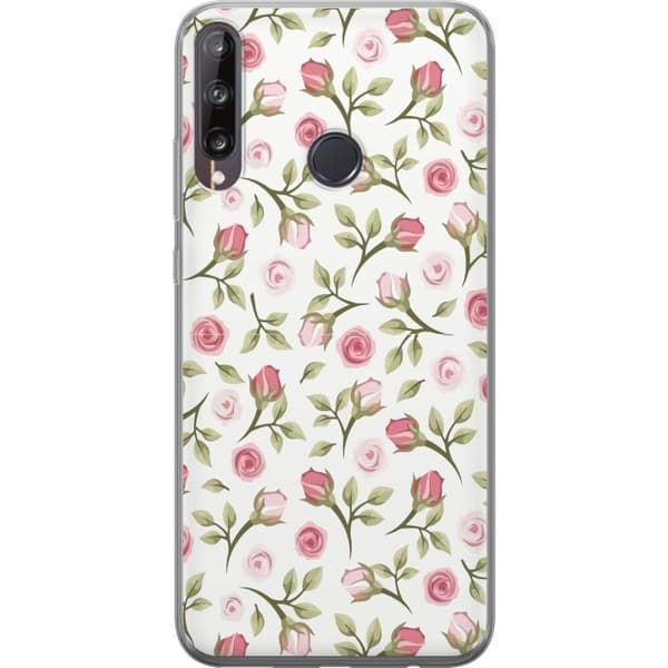Telefontaske til Huawei P40 lite E med blomster