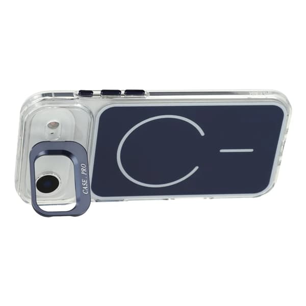 Mobilskal till iPhone Air MagSafe Lens Kickstand med Handrem Blå