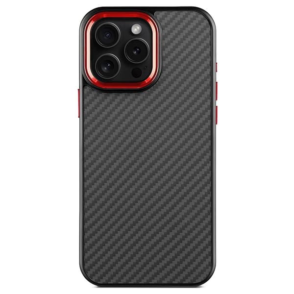 Mobilskal till iPhone 14 Pro Max MagSafe Aramid Fiber TPU Röd