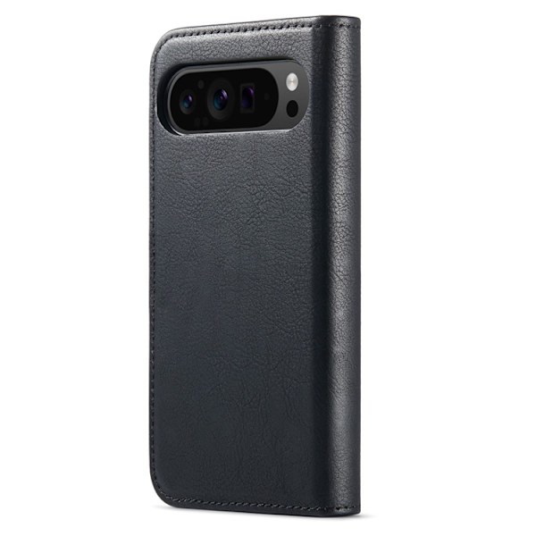 DG.MING Google Pixel 10 Pro XL Plånboksfodral Split Läder Svart