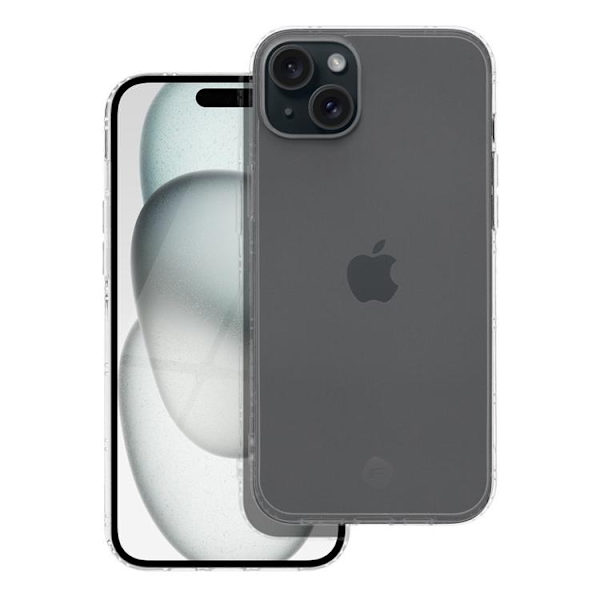 FORCELL F-PROTECT Long Lasting thin case for IPHONE 15 Plus transparent Transparent