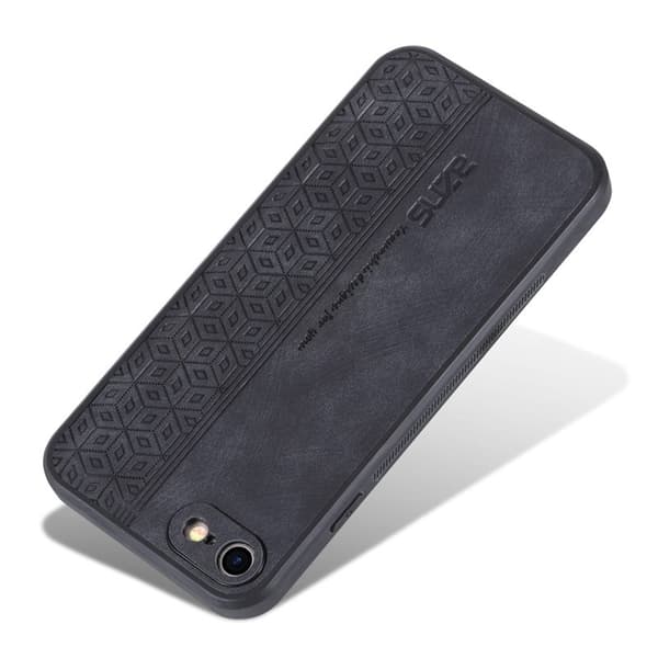 AZNS iPhone 7/8/SE (2020/2022) Plånboksfodral Konstläder - Svart