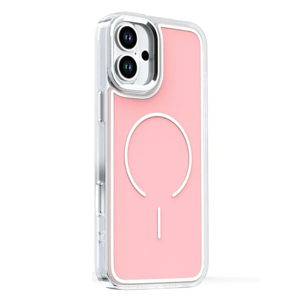 Mobilskal till iPhone 16 Magsafe Electroplated - Rosa Rosa