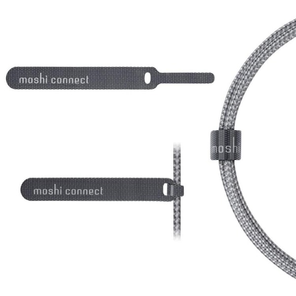 Moshi USB-C Till Lightning Kabel 1.2m - Grå