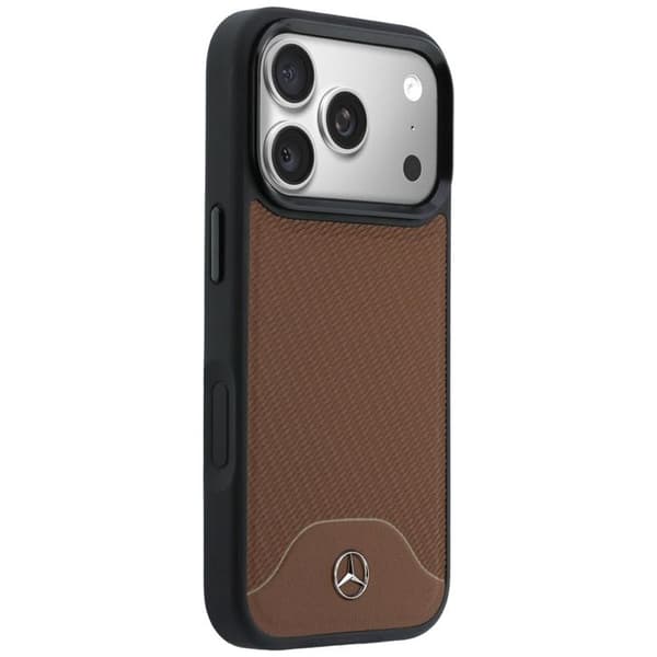 Mercedes Mobilskal För iPhone 17 Pro MagSafe Wood Effect - Kamel Brun