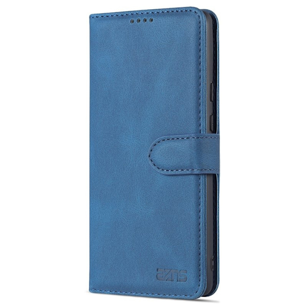 AZNS Google Pixel 6 Pro Plånboksfodral TPU+Konstläder - Blå