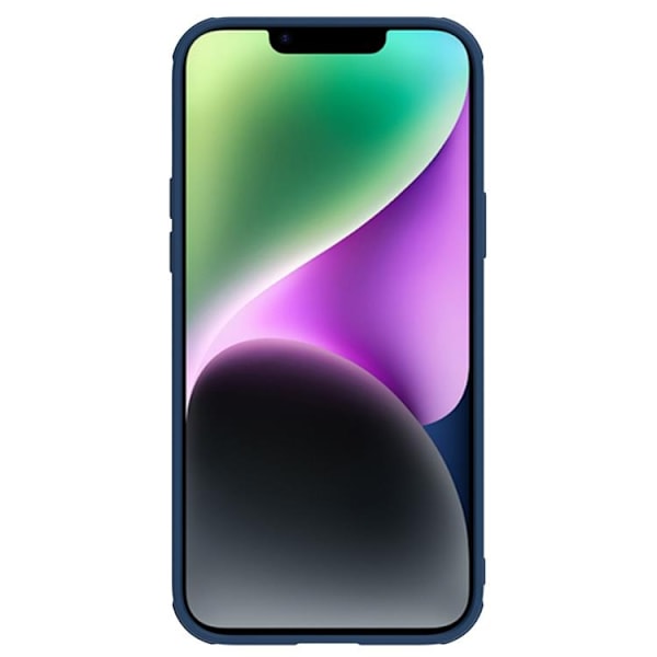Nillkin iPhone 14 Skal CamShield Läder S - Blå