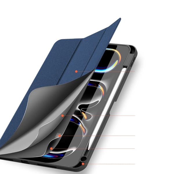Dux Ducis Xiaomi Pad 6/6 Pro Taske Domo - Blå Blå