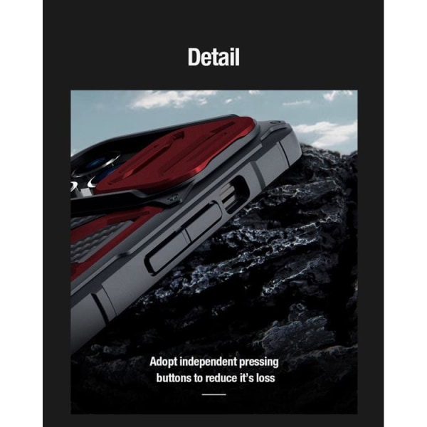 Nillkin iPhone 14 Pro -kuori Adventurer Pro - Punainen