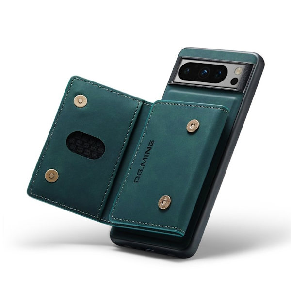 DG.MING M2 Series Google Pixel 8 Pro Plånboksfodral Konstläder Grön