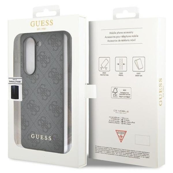 Guess Galaxy Z Fold 5 Mobilskal Charms Collection - Grå