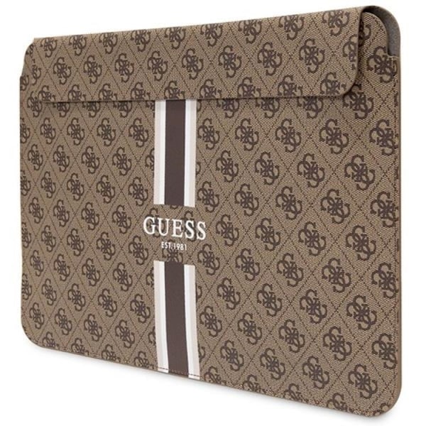 Guess Datorfodral 14" Printed Stripes - Brun