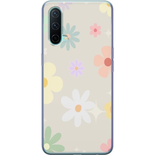 Mobilskal till OnePlus Nord CE 5G med fejdande blommor