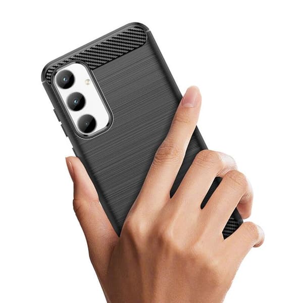 Mobilskal till Galaxy A35 Carbon - Svart Svart