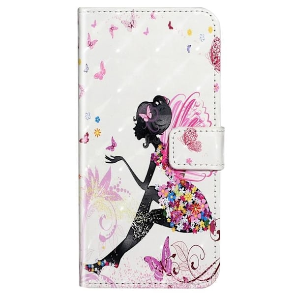 iPhone 14 Pro Plånboksfodral 3D Pattern - Girl