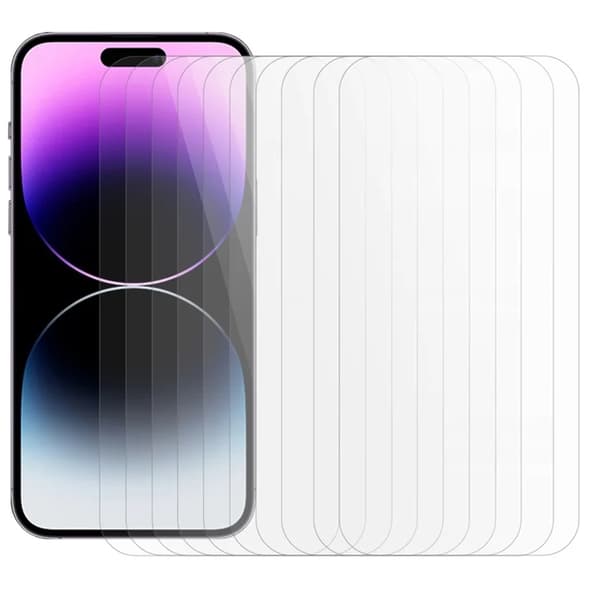 [10-Pack Bulk] iPhone 13 mini Härdat Glas Skärmskydd Transparent