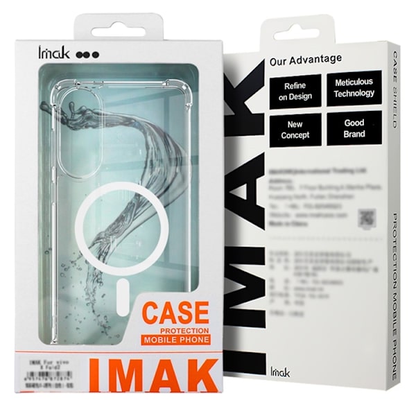 IMAK Mobilskal till iPhone 17 MagSafe Shockproof - Clear Transparent
