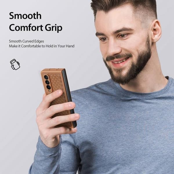 Dux Ducis Galaxy Z Fold 4 Skal Venice - Brun Brun