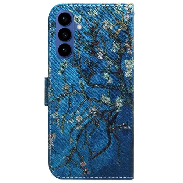 Samsung Galaxy S26 / S26 Pro Plånboksfodral Konstläder - Aprikos Blommor
