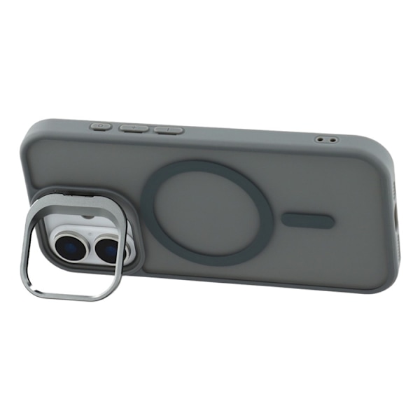 Mobilskal till iPhone 17 MagSafe Lins Kickstand - Titangrå Grå