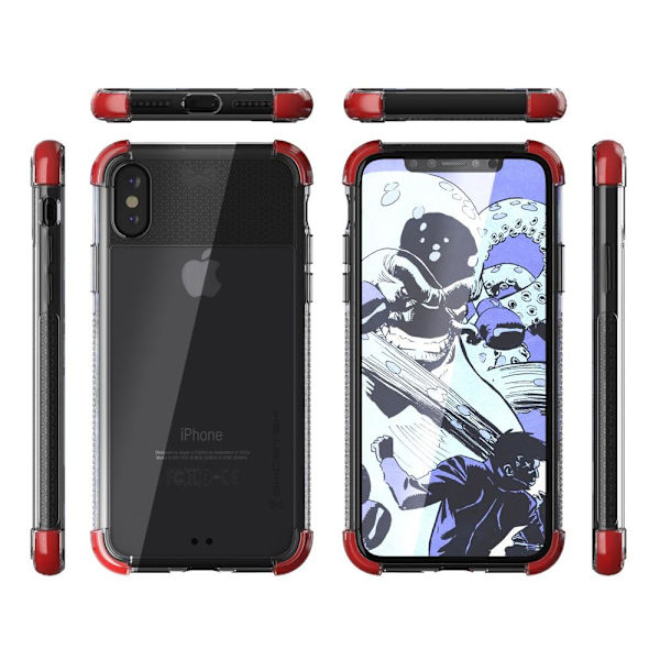 Ghostek Covert 2 Skal till Apple iPhone XS / X - Röd Röd