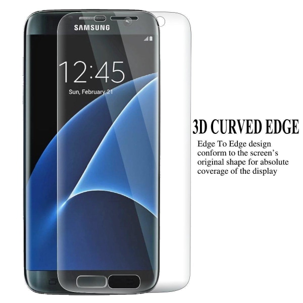 CoveredGear skärmskydd + baksidesskydd till Samsung Galaxy S7 Ed