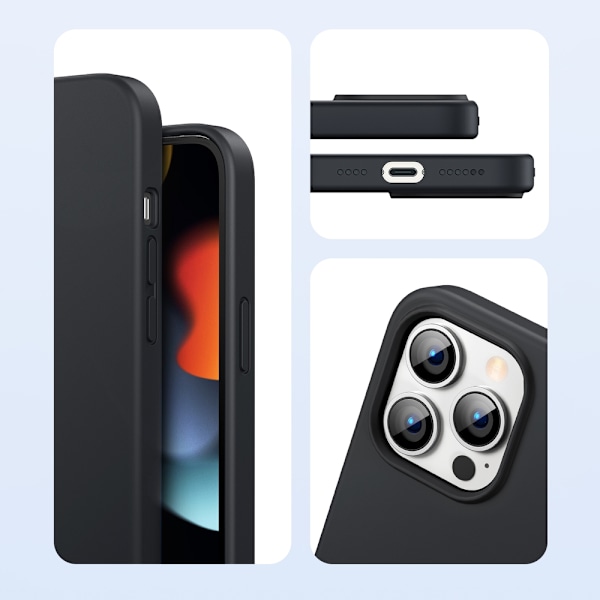 Ugreen Protective Silikon iPhone 13 Pro Max - Svart Svart