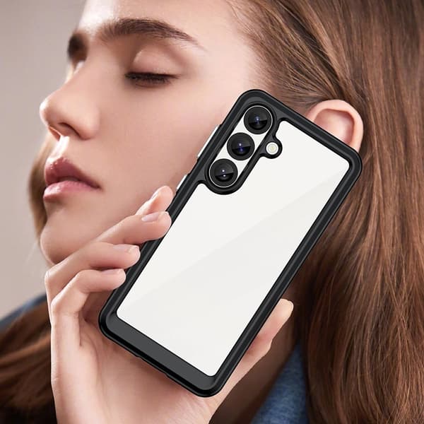 Telefontaske til Galaxy S25 Edge Outer Space - Sort Svart