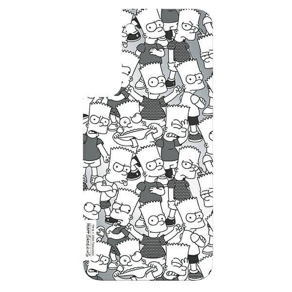 Telefontaske til Samsung Galaxy S22 Panel til Simpsons - Hvid
