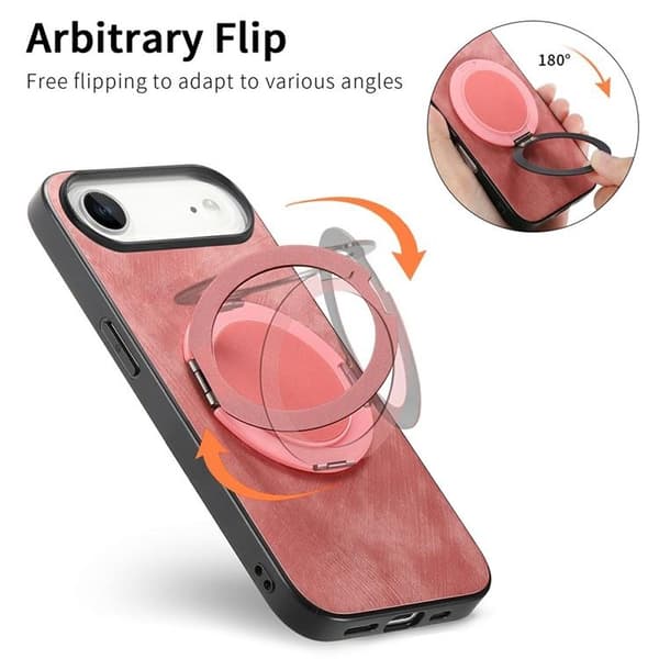 Mobilskal till iPhone Air Rotating Kickstand - Rosa Rosa