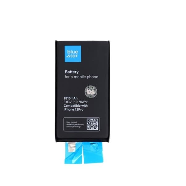Blue Star iPhone 12/12 Pro Batteri HQ 2815 mAh Uden BMS
