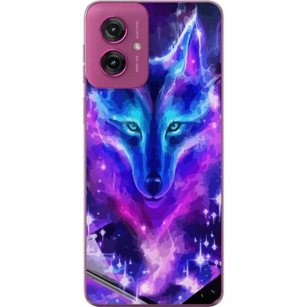 Mobilskal till Motorola Moto G55 med Neon Varg