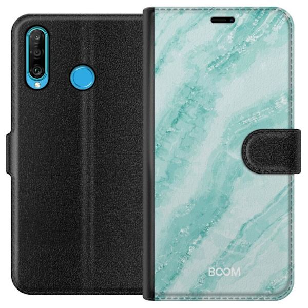 Plånboksfodral till Huawei P30 lite med Mint Marble