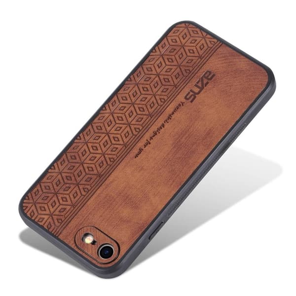AZNS iPhone 7/8/SE (2020/2022) Plånboksfodral Konstläder - Brun