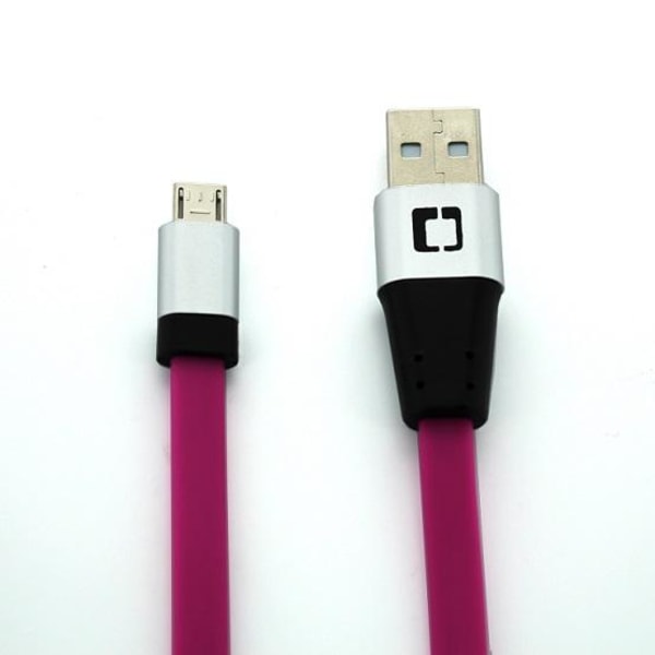 Covered Gear Micro-USB kabel 3 meter - Rosa Rosa
