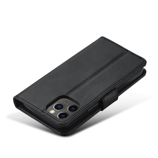 LC.IMEEKE iPhone 12 Plånboksfodral i Konstläder - Svart
