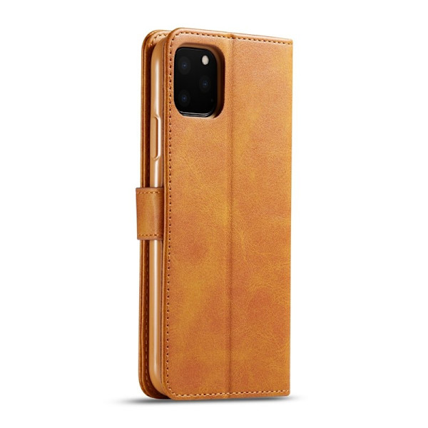 LC.imeeke iPhone 11 Pro Max Plånboksfodral Konstläder - Brun