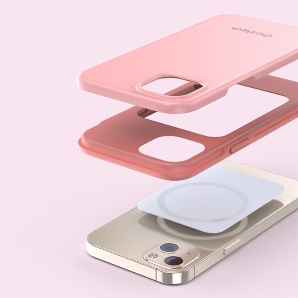 Choetech Magsafe MFM Anti-drop Skal iPhone 13 mini - Rosa