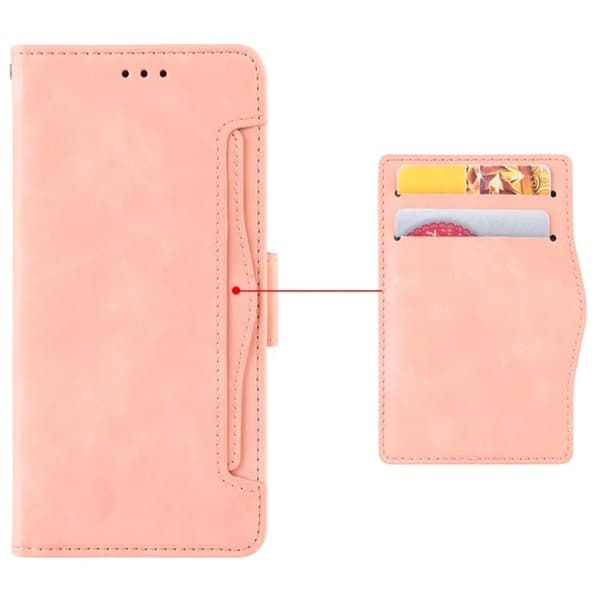 Sony Xperia 10 VI Plånboksfodral Konstläder - Rosa Rosa