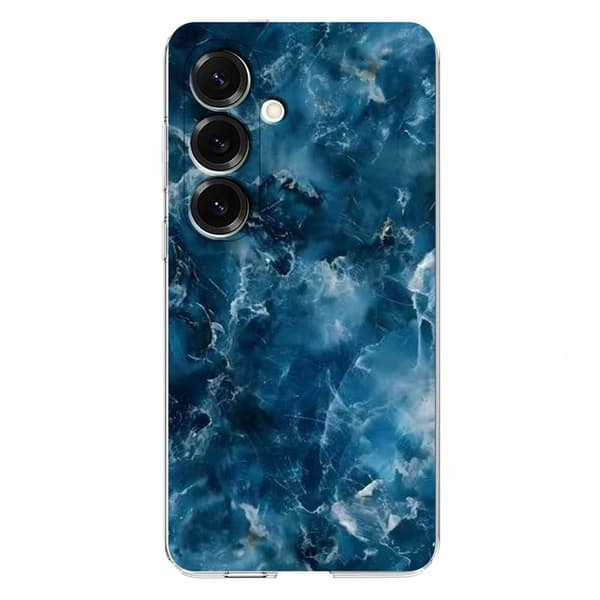 Samsung Galaxy S26 Plus Skal Marmortryck Mjuk TPU - Grå