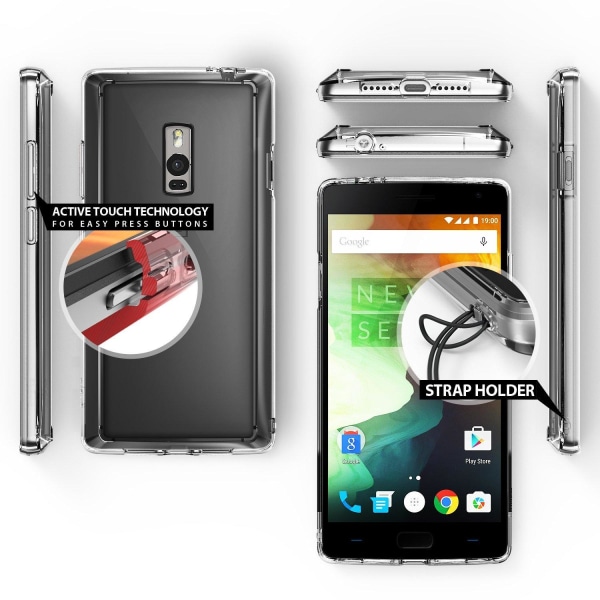 Ringke Fusion Shock Absorption Skal till OnePlus 2 - Crystal View